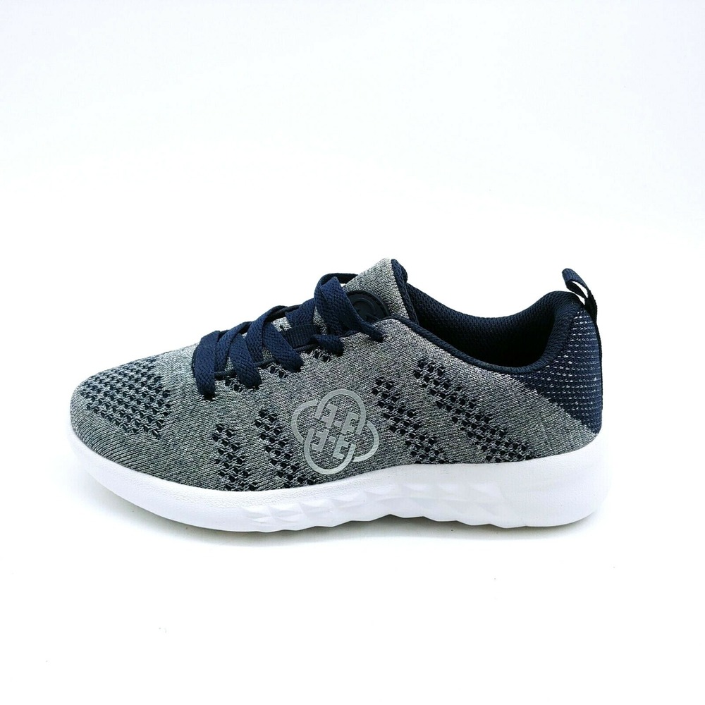 Daisy Fuentes Shoes Womans Elena Lace Up Sneaker Navy Silver Sparkle 6 NEW